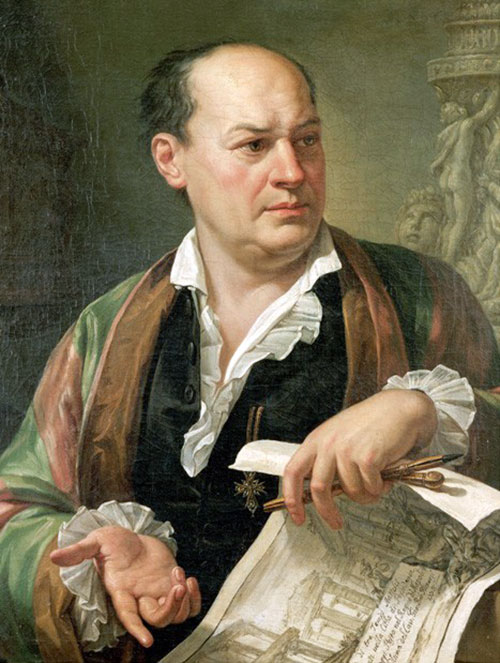 Pietro Labruzzi (1739-1805): Portrait of Gianbattista Piranesi