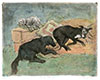 The Works of Michael Blaker | Exhibition by Elizabeth Harvey-Lee | Dog family of the artist