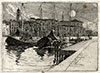 Charles Holroyd, Canal Grande.  Original etching, 1898-99. 