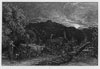 Samuel Palmer etching, The Weary Ploughman
