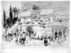 Villa Quintilii. Drypoint with etching & aquatint, 1921