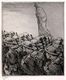 PERCY JOHN DELF SMITH, 1882 – 1948 London. Death Marches. Original etching and drypoint, 1919. This print is for sale.