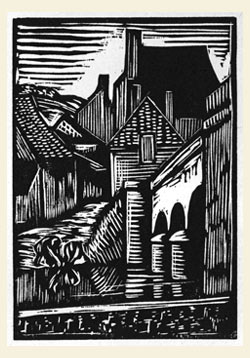 ROGER FRY, Highgate, London 1866 – 1934 London. “Twelve Original Woodcuts by Roger Fry”. This book of twelve woodcuts, published by Leonard & Virginia Wolf at the Hogarth Press.