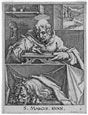 Workshop of JACQUES DE GHEYN II, Antwerp 1565 – 1629 The Hague. The Four Evangelists. This set of four engravings, c1595, is for sale, priced £3000
