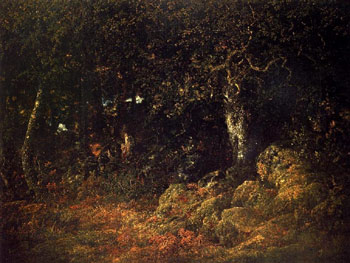 THEODORE ROUSSEAU, Paris 1812 – 1867 Barbizon. Le Chêne dans le Roches, Cleveland Museum of Fine Art. 